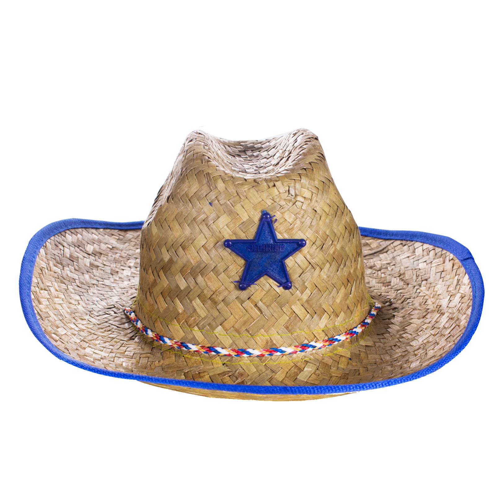 Cowboy Straw Hat (Blue)