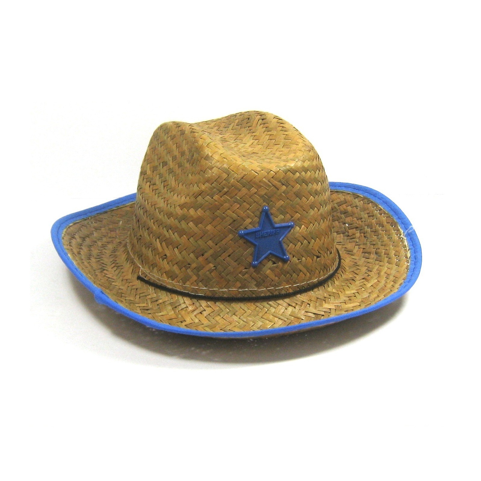 Cowboy Straw Hat (Blue)