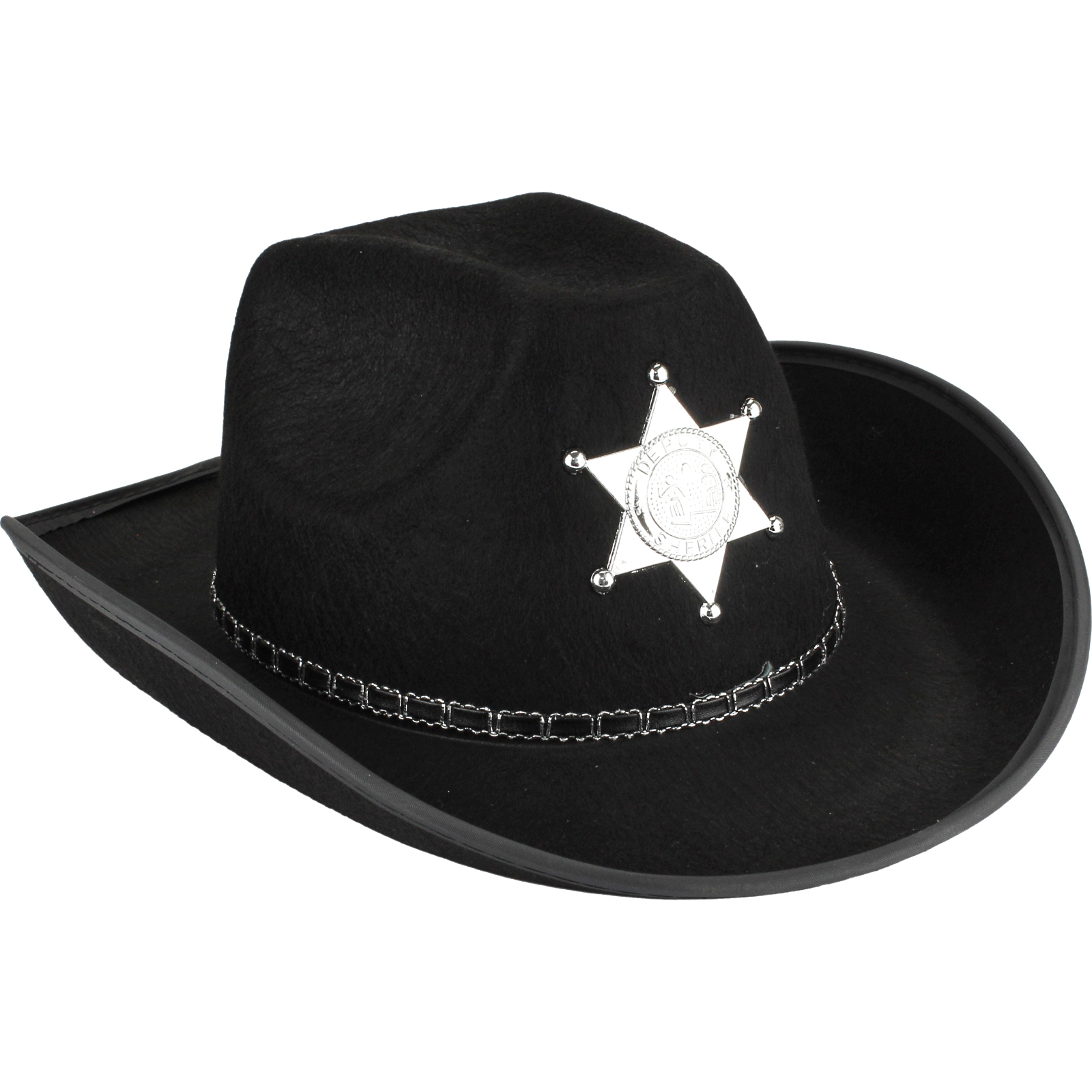 Adult Black Sheriff Hat