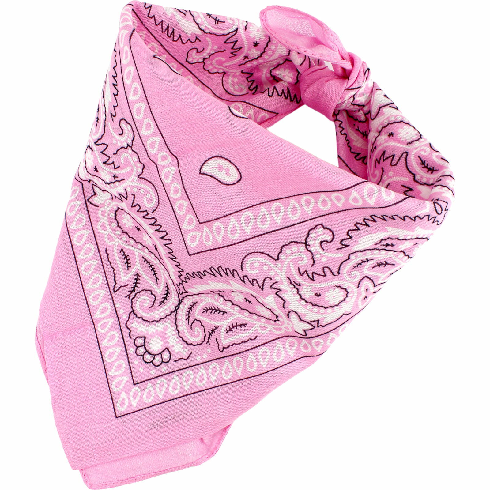 Pink Paisley Bandana