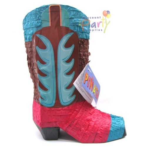 Western Cowboy Boot Pinata *Damaged*