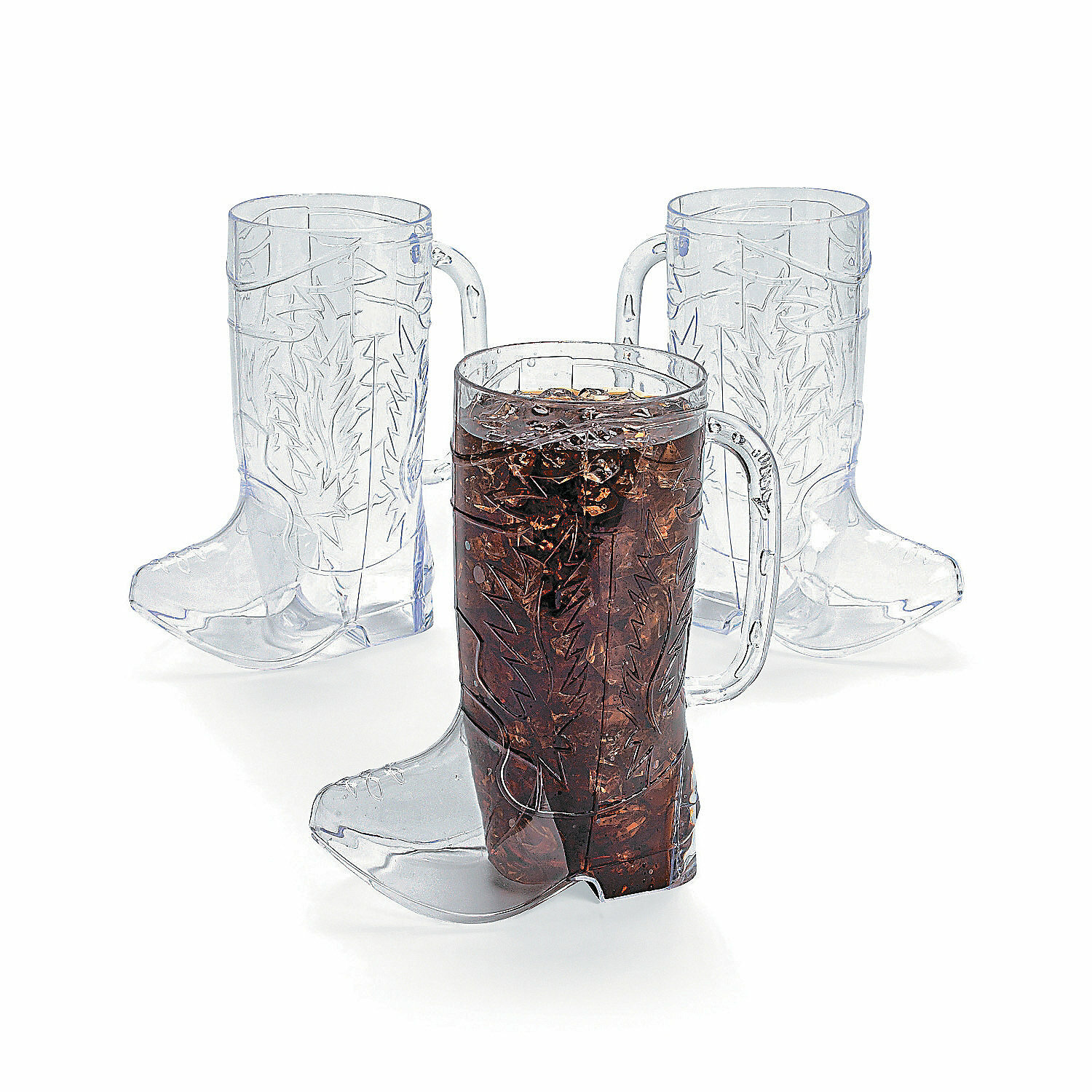 Cowboy Boot Plastic Mug