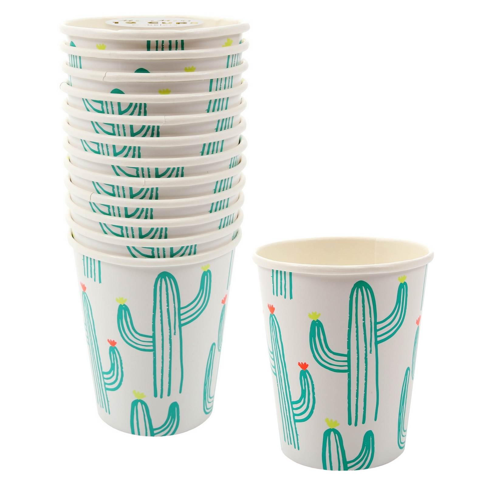 Meri Meri Cactus Paper Cups (Pack of 12)