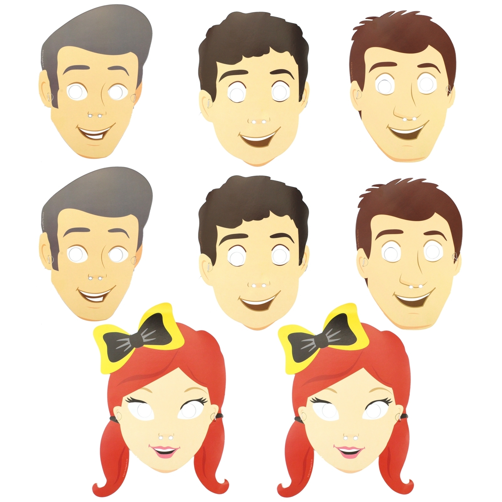 The Wiggles Characters Party Masks (Pack of 8)