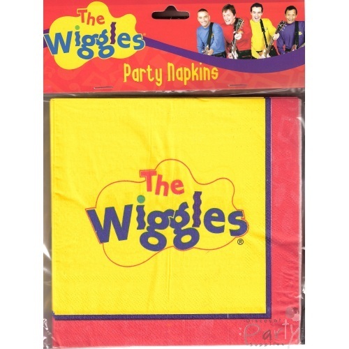 The Wiggles Large Napkins / Serviettes (Pack of 16)