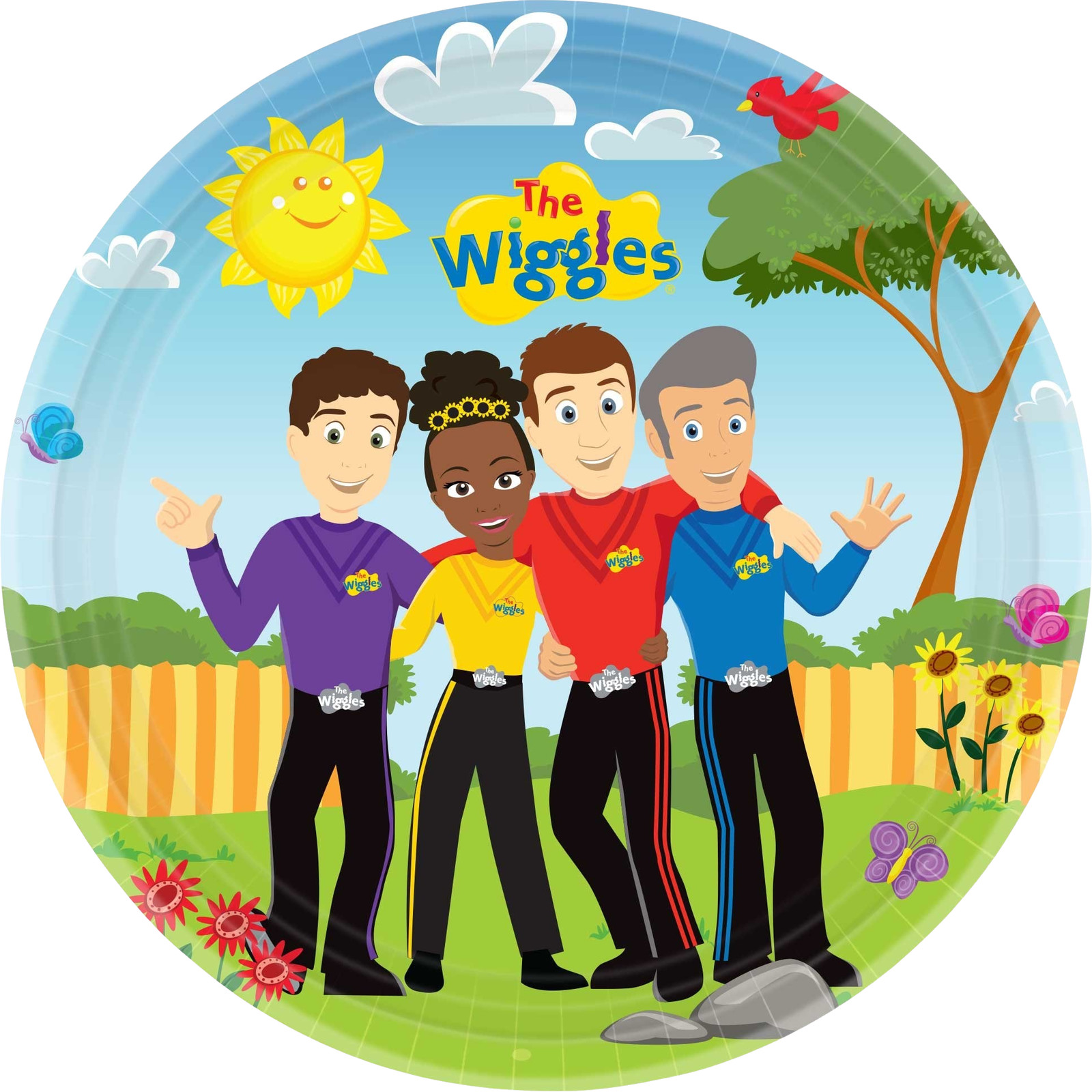 The Wiggles Party Large Paper Plates (Pack of 8)