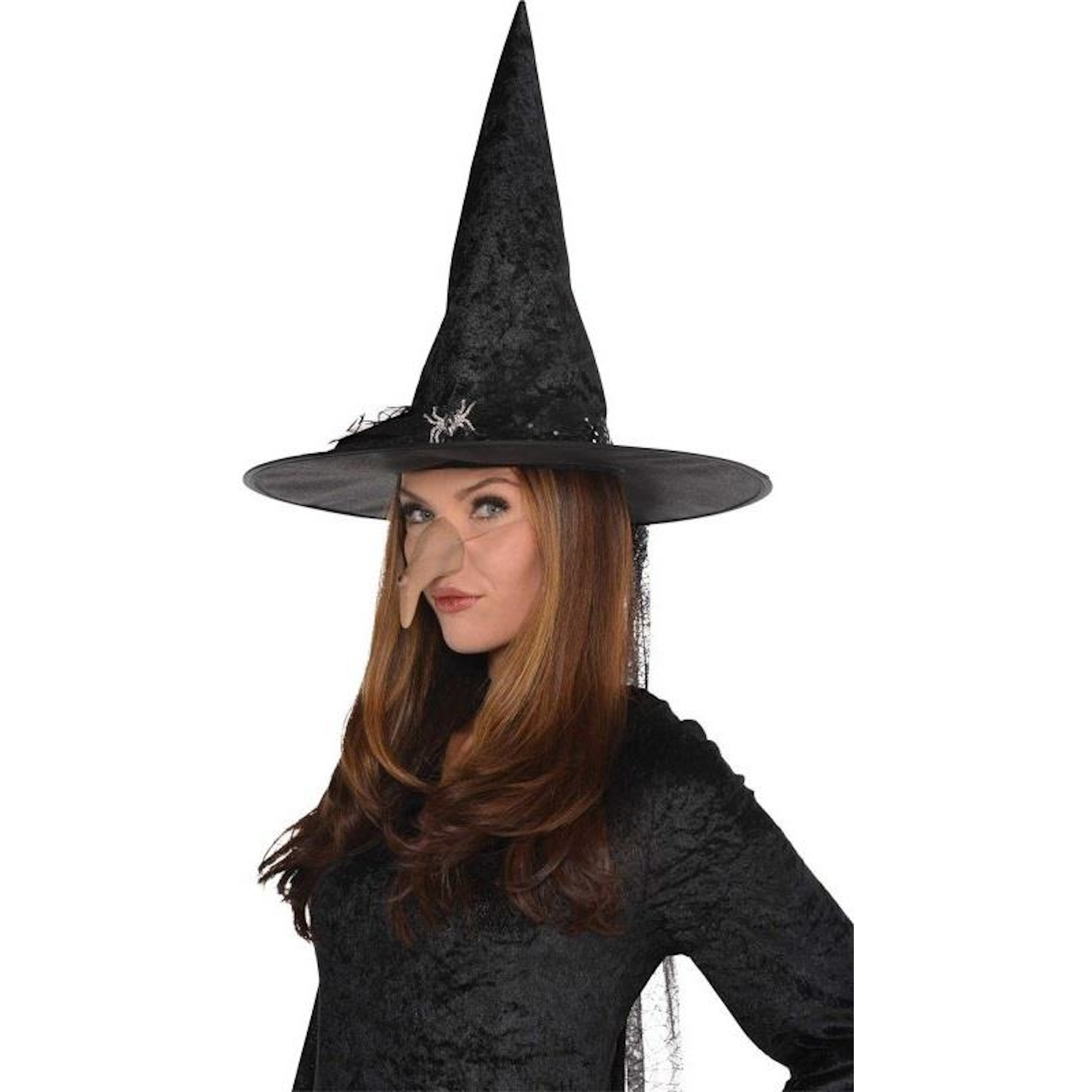 Skin Colour Witch Nose Adult Costume Accessory