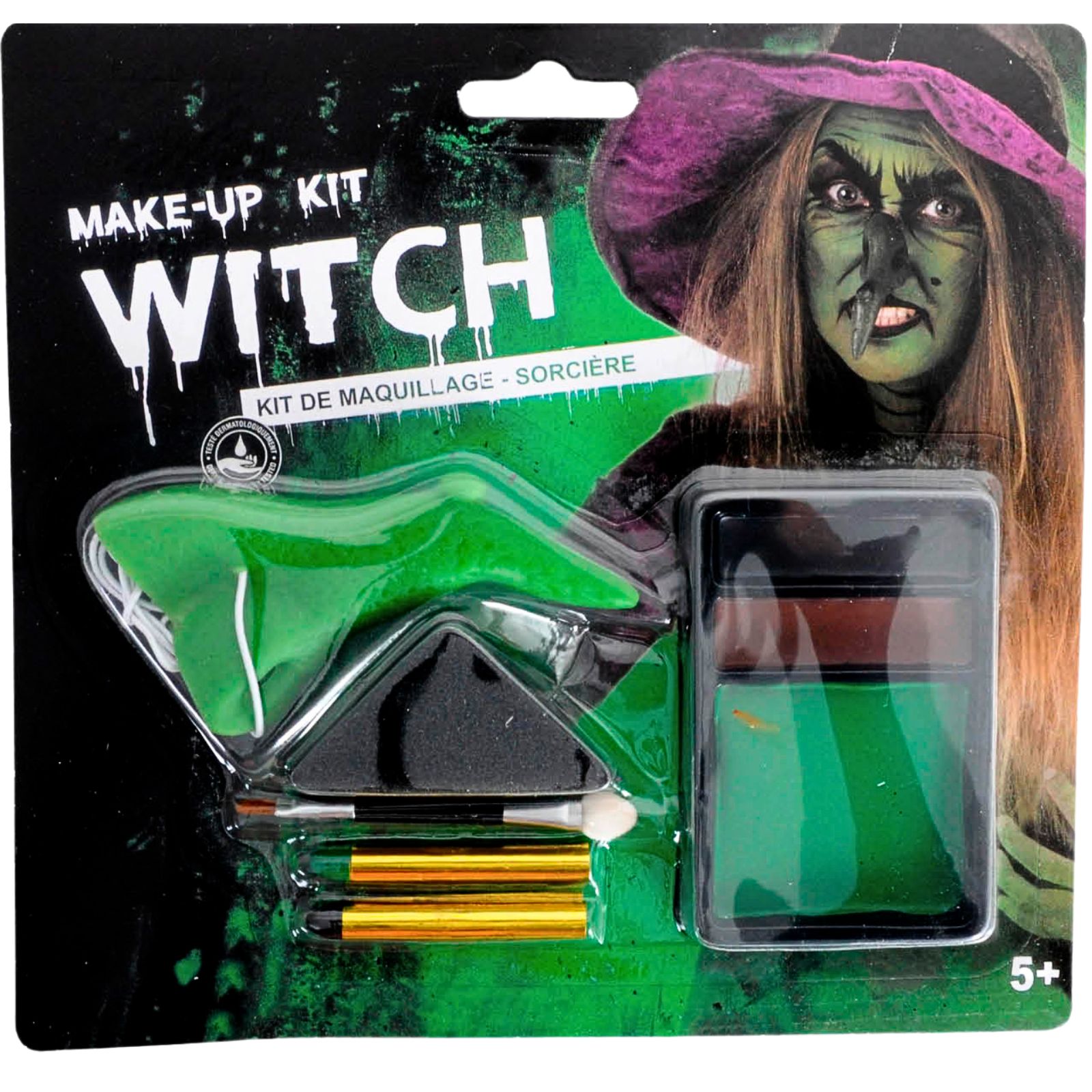 Witch Face Painting Kit With Nose