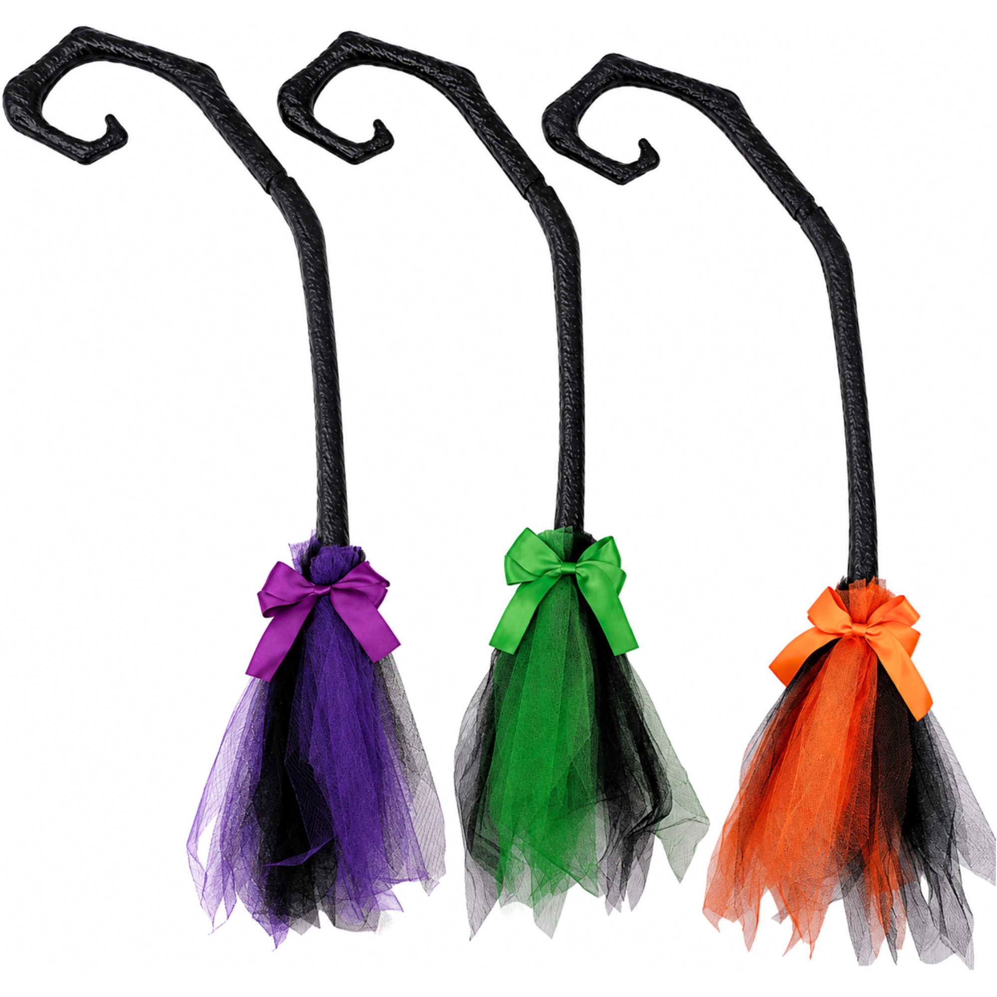 Crooked Witch Broom 80cm Assorted 