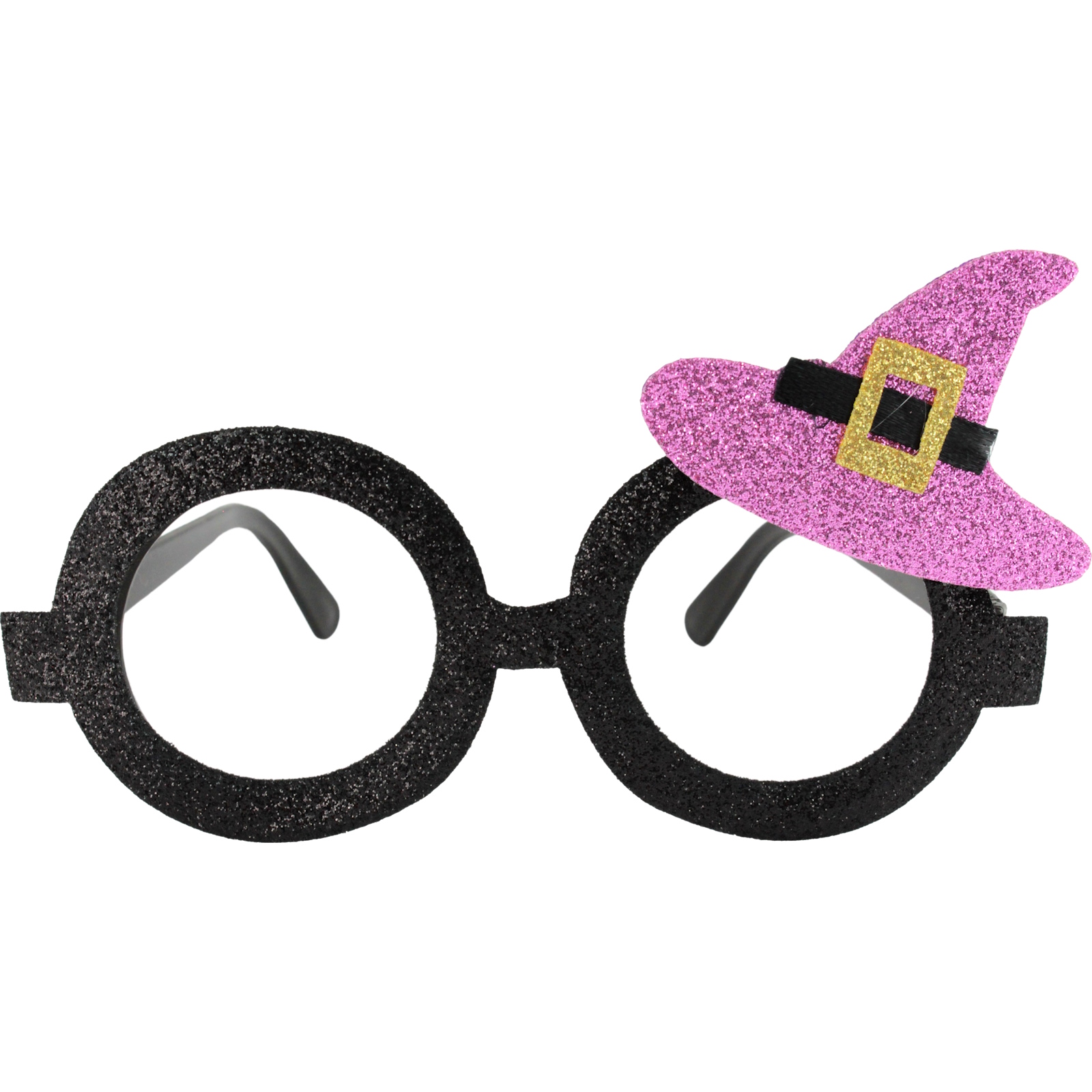 Glitter Witches Hat Novelty Halloween Glasses