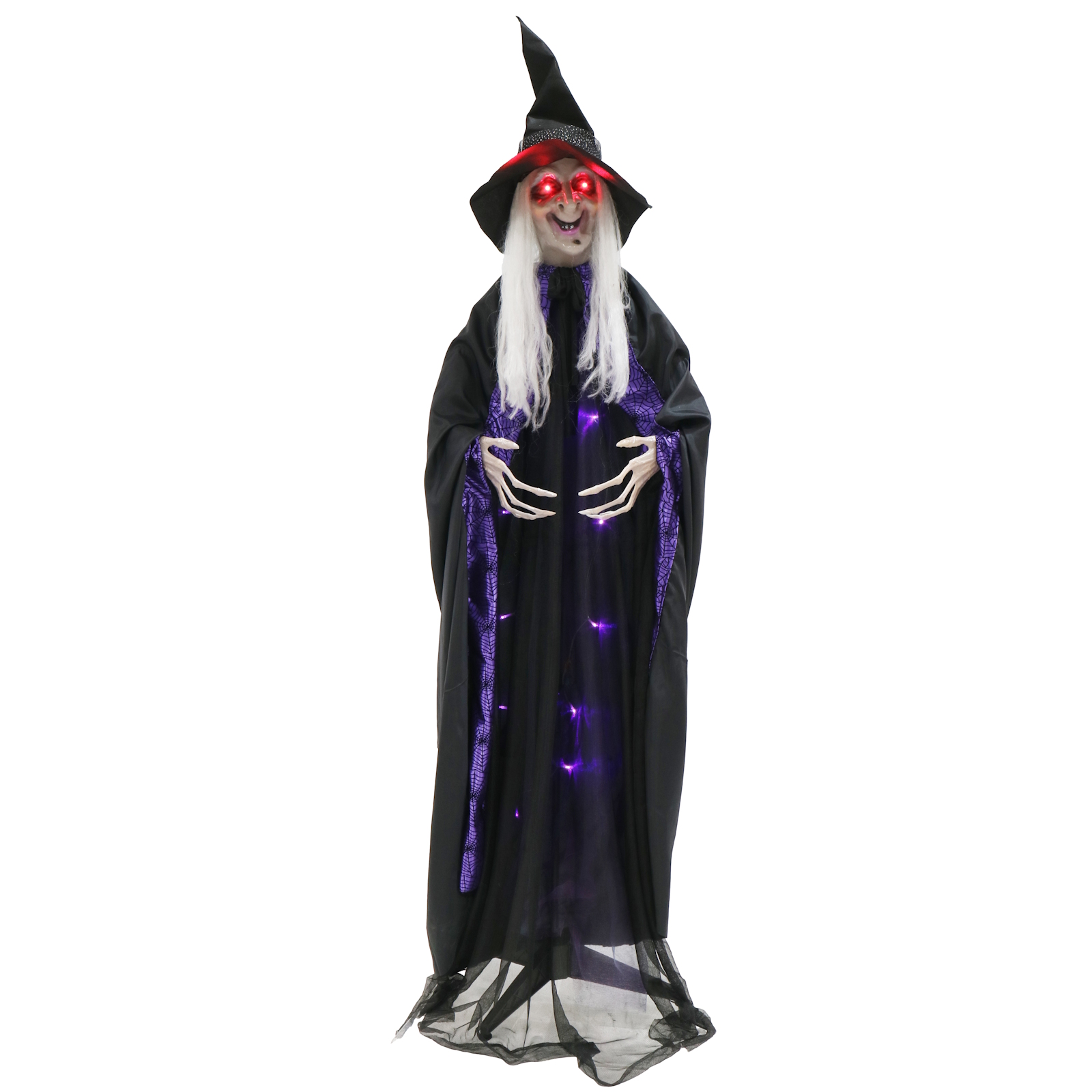 LED Light Up Standing Witch Decoration 1.8m