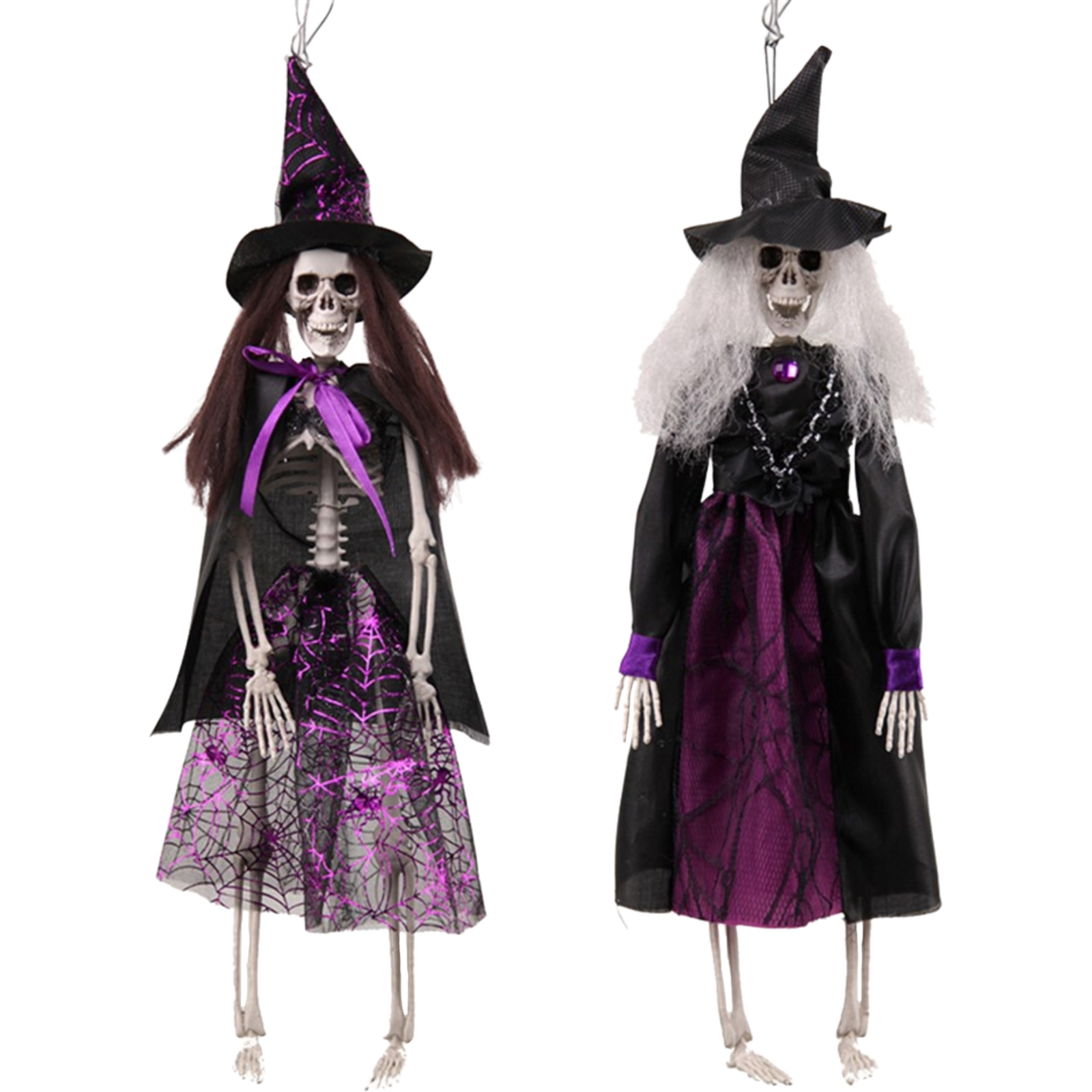 Skeletal Witch Hanging Decoration (1 Only)