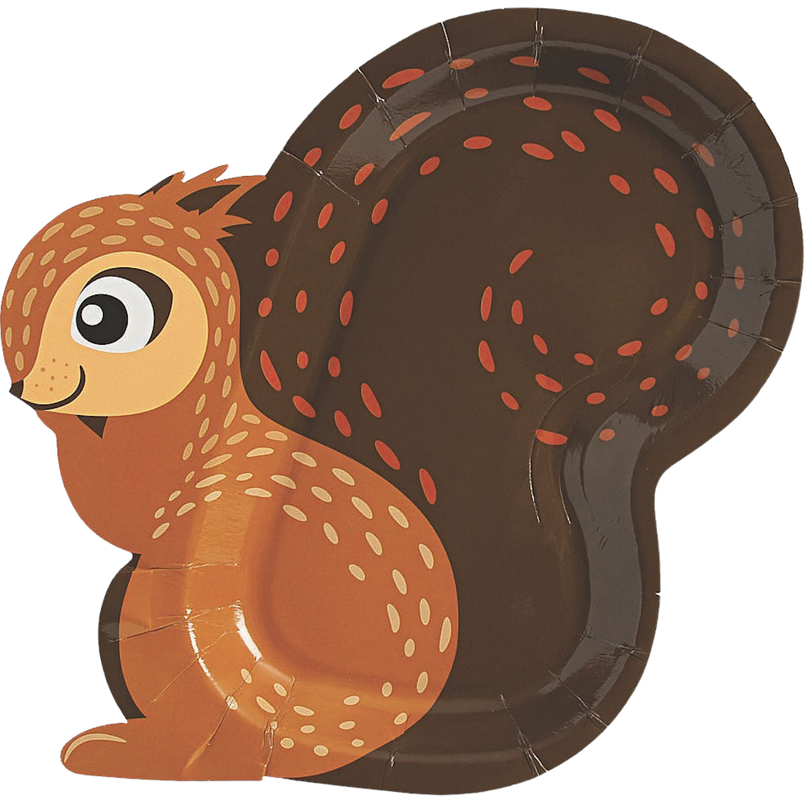 Squirrel Paper Plates (Pack of 8)