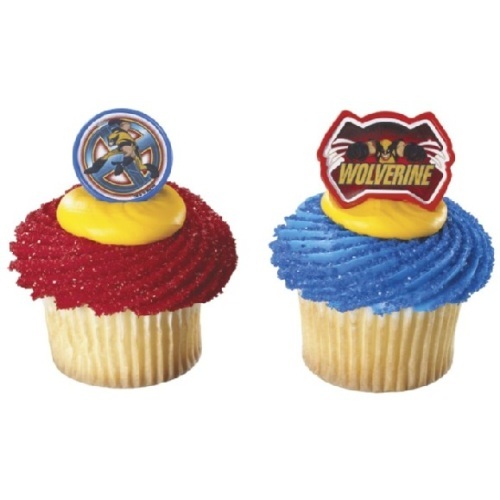 Wolverine Cupcake Rings (Pack of 12)