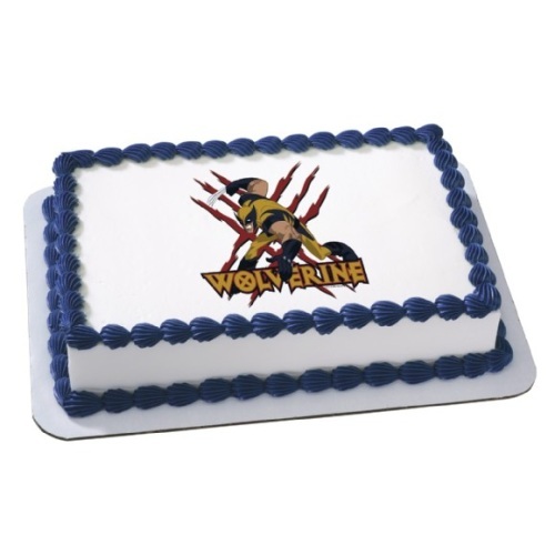 Wolverine Edible Icing Cake Decoration