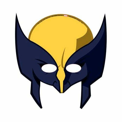 Wolverine Party Masks (Pack of 8)