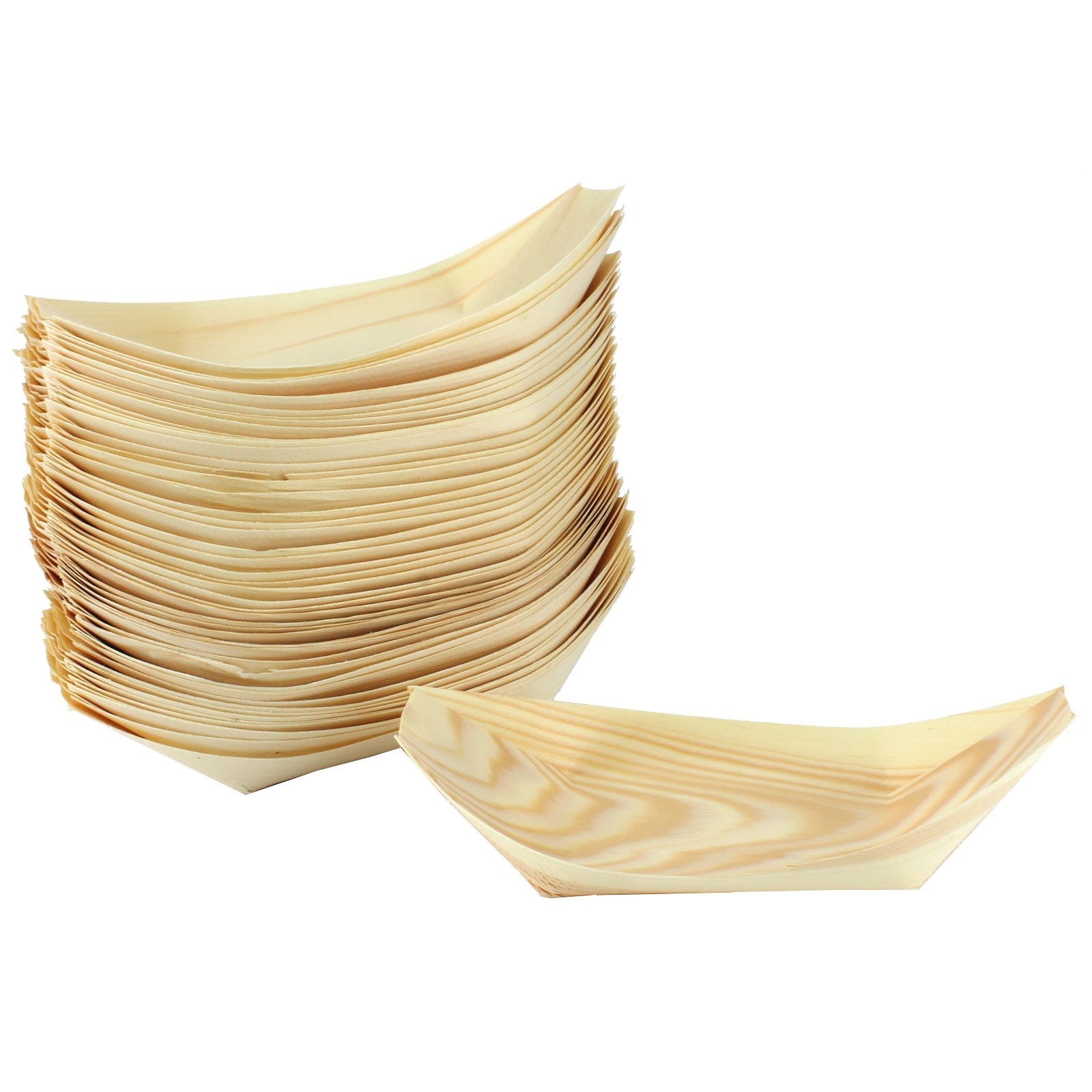 Wooden Boats 17cm x 9cm (Pack of 50)