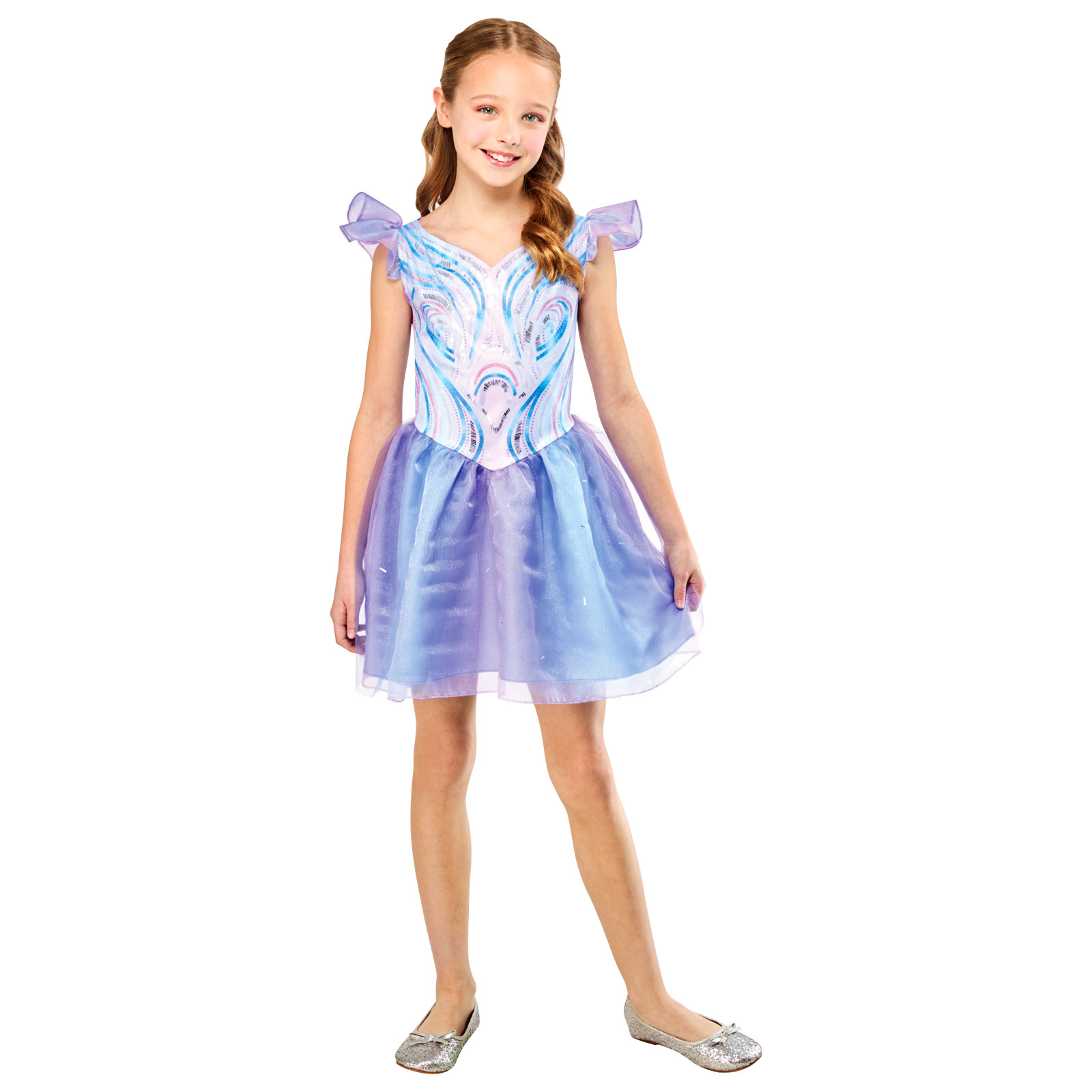 Wicked Glinda Periwinkle Deluxe Girls Costume 9-10 Years
