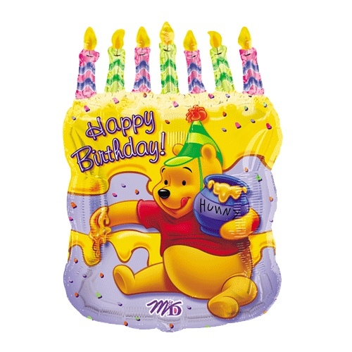 Winnie the Pooh Supershape Jumbo Helium Balloon