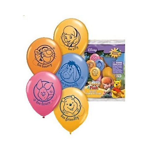Winnie the Pooh Balloons (Pack of 6)