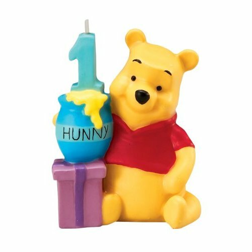 Winnie the Pooh 1st Birthday Candle