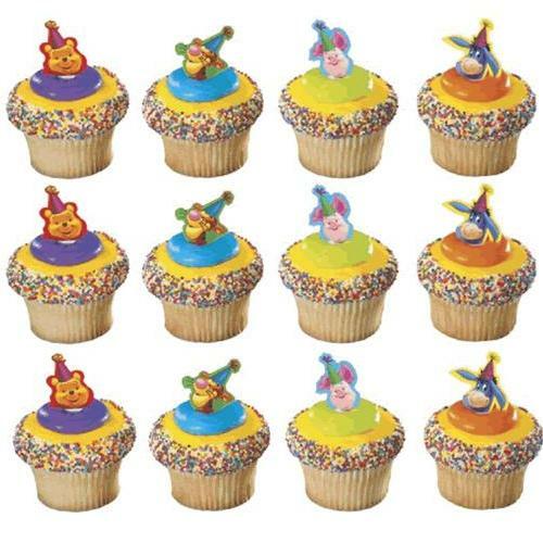 Winnie the Pooh Cupcake Picks (Pack of 12)