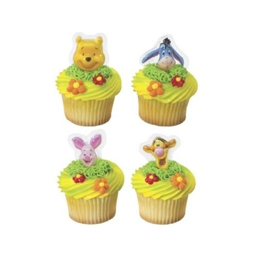 Winnie the Pooh Cupcake Placs (Pack of 12)
