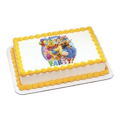 Winnie the Pooh Edible Icing Cake Decoration