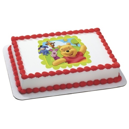 Winnie the Pooh Edible Icing Cake Decoration