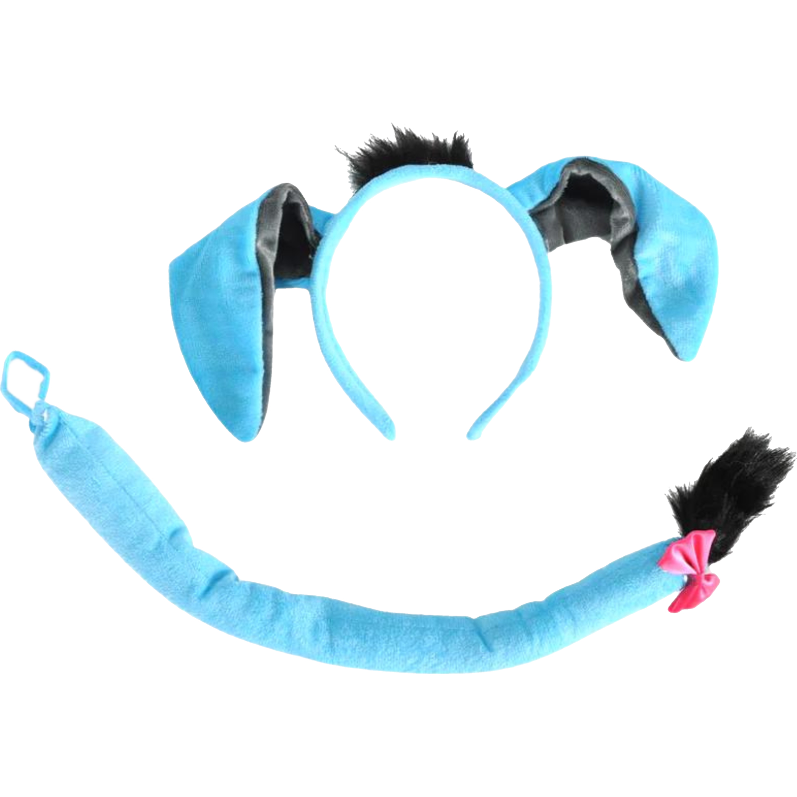 Cartoon Donkey Ears and Tail Costume Set 