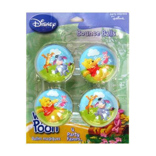 Winnie the Pooh Bounce Balls (Pack of 4)