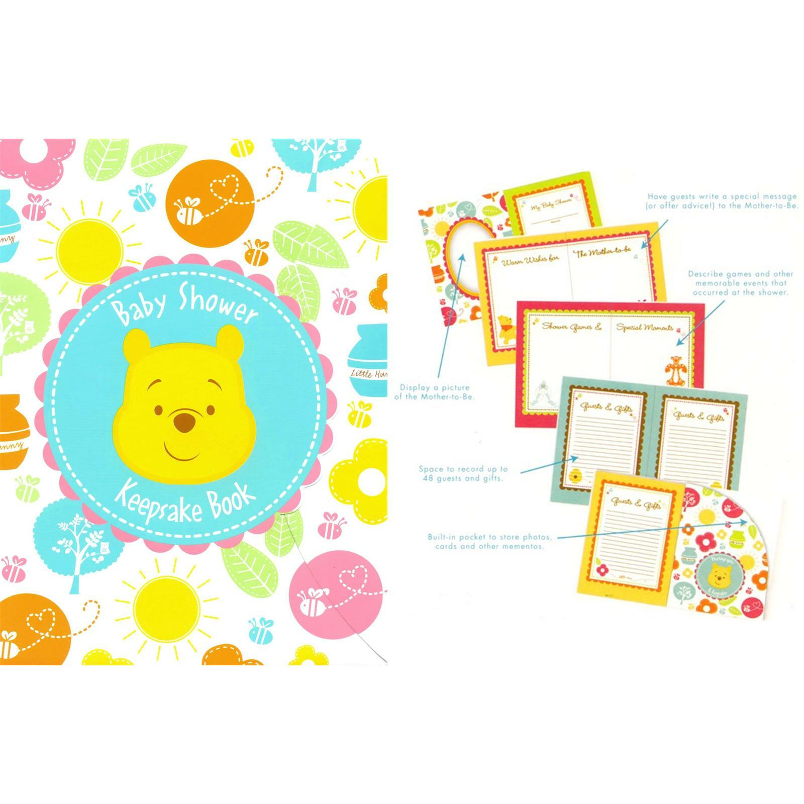 Winnie the Pooh Little Hunny Baby Shower Keepsake Book