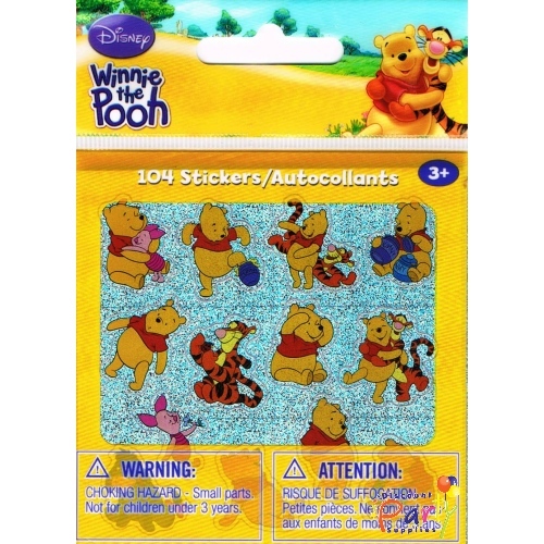 Winnie the Pooh Mini Stickers (Pack of 104)
