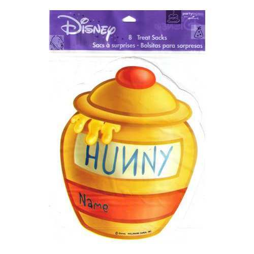 Winnie the Pooh Lolly/Treat Bags (Pack of 8)