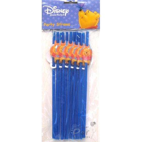 Winnie the Pooh Drinking Straws (Pack of 12)