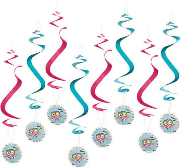 You're a Hoot Owl Swirl Decorations (Pack of 12)