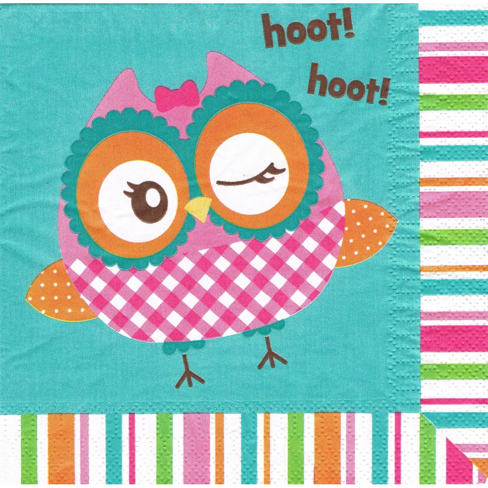 You're a Hoot Owl Large Napkins / Serviettes (Pack of 16)