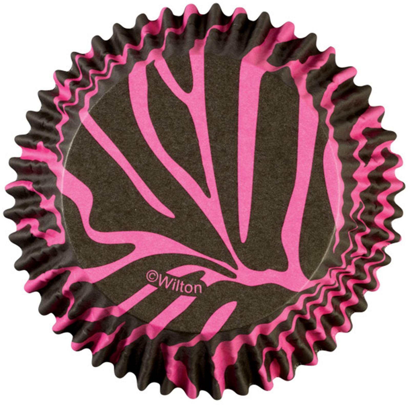 Pink Zebra Cupcake Baking Cups (Pack of 36)