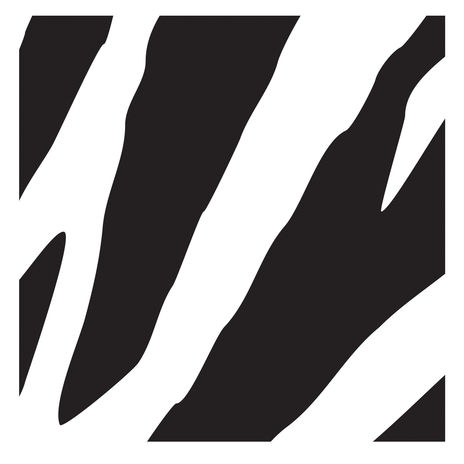 Zebra Print Small Napkins / Serviettes (Pack of 16)