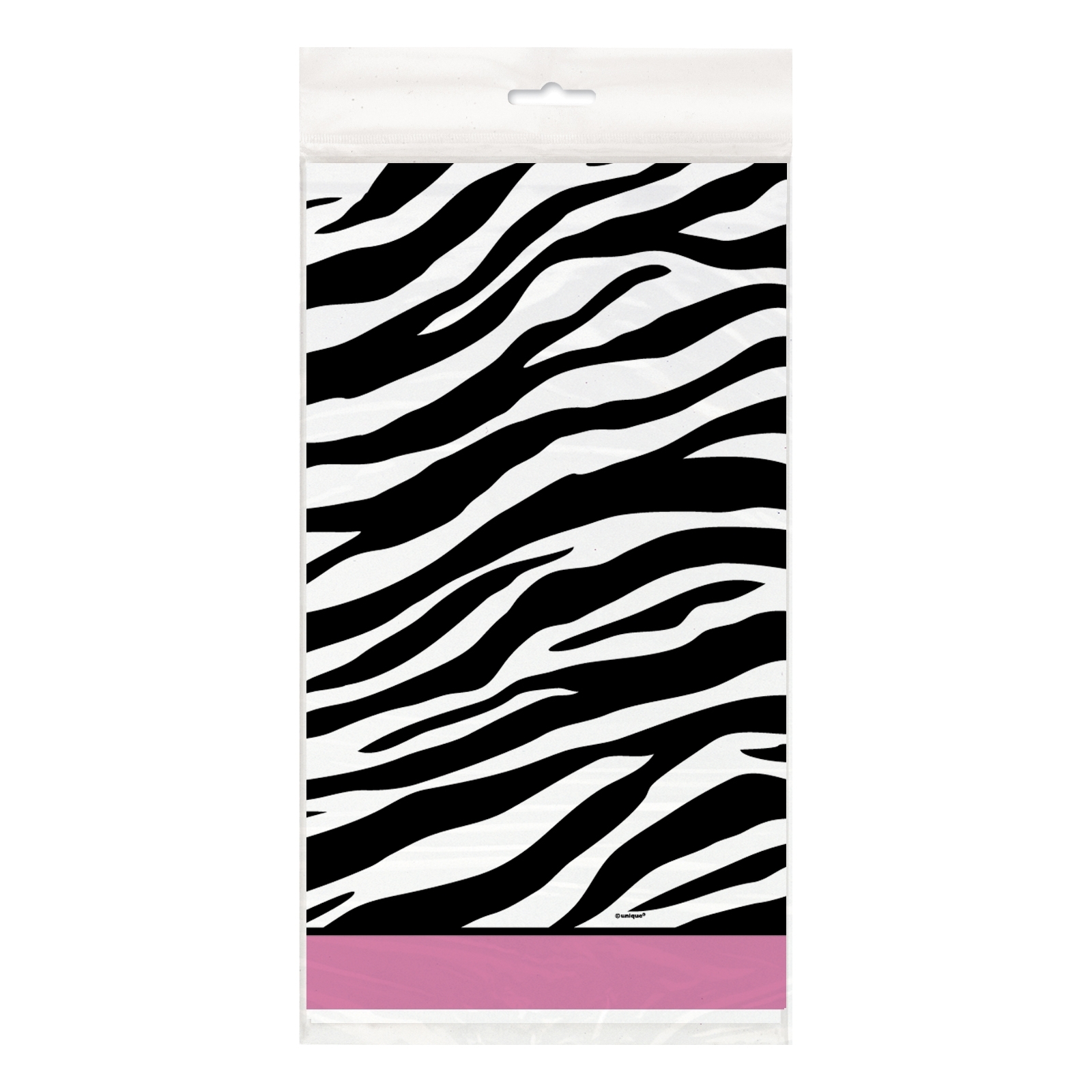 Zebra Passion Plastic Tablecloth